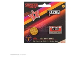 Stranger Things Pins 4-Pack Season 1 Cinereplicas