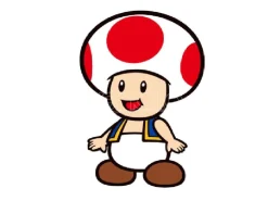 Super Mario Bros Toad 3d Cuscino Nintendo