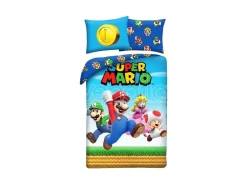 Super Mario Duvet Set Ver. 5 140 X 200 Cm / 70 X 90 Cm Halantex
