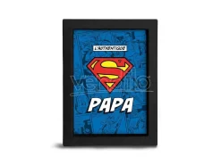 SUPERMAN - Black Kraft Frame 15x20 - L'AUTHENTIQUE 