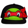 Tartarughe Ninja Berretto Curvo 3d Raphael Difuzed