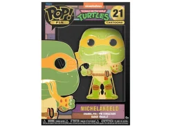 Tartarughe Ninja Pop! Enamel Spilla Michelangelo 10 Cm Funko