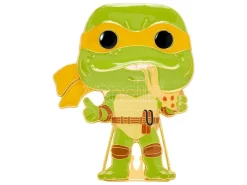 Tartarughe Ninja Pop! Enamel Spilla Michelangelo 10 Cm Funko