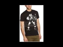 Titanfall T-Shirt Uomo Maniche Corte Nera Taglia L