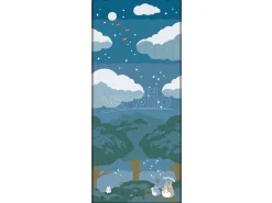 Totoro Under The Moon 34x80 Wash Asciugamano Asciugamano Studio Ghibli