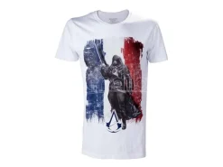 T/s Assassin Creed Arno Frnch Bandiera White - L T-shirt Bio World