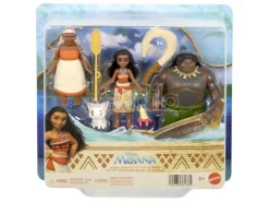 Vaiana Action Figura 3-pack Character Set 9 Cm Mattel