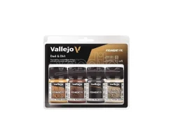 VALLEJO PIGMENTI 73190 Polvere & Sporco - SET Colori Vallejo