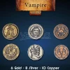 VAMPIRE METAL COINS SET (24) MONETE DM VAULT