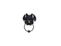 VAMPUSS BLACK BAT CAT DOOR KNOCKER ACCESSORI NEMESIS NOW