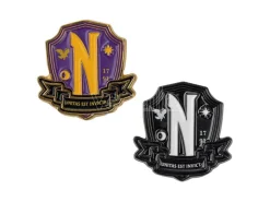 Wednesday Pins 2-Pack Nevermore Academy Cinereplicas