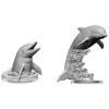 Wizkids Deep Cuts Unpainted Miniature Dolphins Case (6) Wizkids