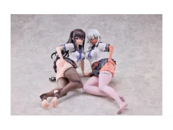 World Where The Thickness Of A Girl's Thighs Is Equal To Her Social Status Statuas 1/5 Raura Aiza & Iroha Shishikura 14 Cm Pure