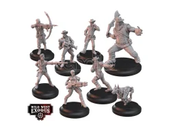 WWE THE DEADLY SEVEN POSSE WARGAME WARCRADLE STUDIOS