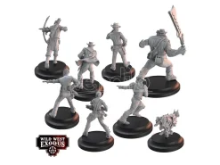 WWE THE DEADLY SEVEN POSSE WARGAME WARCRADLE STUDIOS