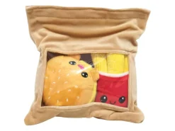 Yummis Together Peluche Figures 2 Pack Burger & Fries In Take Away Bag 21 Cm Joy Toy (it)