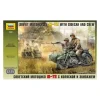Zvezda 3639 SOVIET MOTORCYCLE W/SIDECAR M.72 KIT 1:35 Modellino
