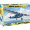 ZVEZDA Z7233 FOKKER F-VII TRIMOTOR (RR) KIT 1:72 Modellino