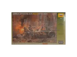 ZVEZDA Z3610 GERMAN ANTI TANK GUN PAK KIT 1:72 Modellino