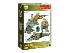 ZVEZDA Z3595 GERMAN SNIPER TEAM WWII KIT 1:35 Modellino