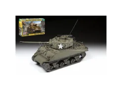 ZVEZDA Z3676 M4 A3 (76 mm) SHERMAN TANK KIT 1:35 Modellino