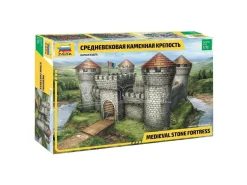 ZVEZDA Z8510 MEDIEVAL FORTRESS STONE KIT 1:72 Modellino