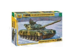 ZVEZDA Z3591 RUSS.MAIN BATTLE TANK T-80UD KIT 1:35 Modellino