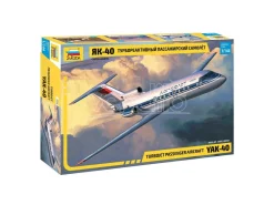 ZVEZDA Z7030 YAK-401/144 TURBOJET PASSENGER AIRCRAFT KIT 1:144 Modellino